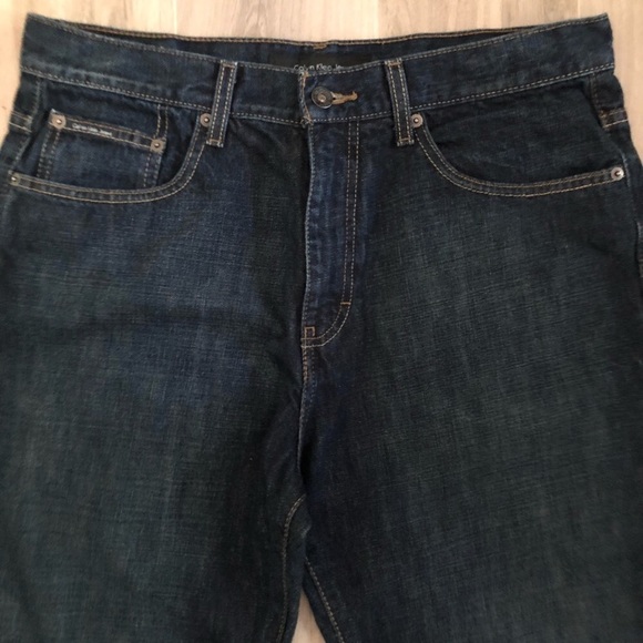 Calvin Klein Dark Jeans. 34x33 - Picture 5 of 8